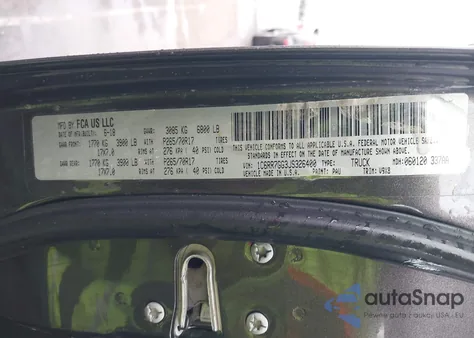 2018 Ram 1500 Slt 4X4 6'4 Box from USA, damaged, VIN 1C6RR7GG3JS326400